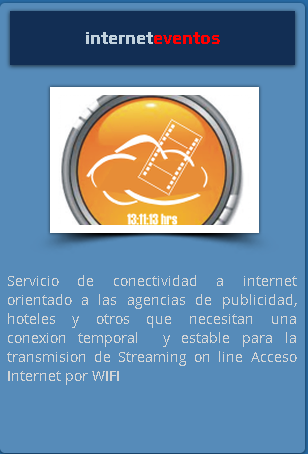 internet eventos